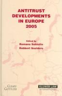 Cover of Antitrust Developments in Europe 2005 by Unknown