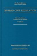 Cover of Russian civil legislation by Russia (Federation)