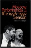 Front cover of Moscow Performances II by John Freedman