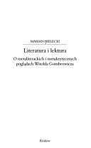 Front cover of Literatura i lektura by Marian Bielecki