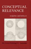 Cover of Conceptual Relevance by Joseph Grunfeld