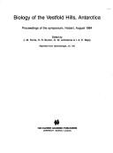 Front cover of Biology of the Vestfold Hills, Antarctica by J. M. Ferris