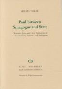 Cover of Paul Between Synagogue and State by Mikael Tellbe