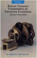 Front cover of Fundamentos de estructura económica by Ramón Tamames