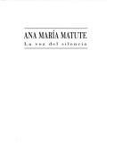 Cover of Ana María Matute by Ana María Matute