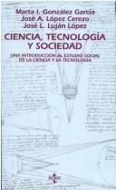 Front cover of Ciencia, tecnología y sociedad by Marta I. González García