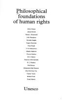 Front cover of Philosophical foundations of human rights by Alwin Diemer