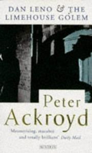 Cover of Dan Leno and the Limehouse Golem by Peter Ackroyd
