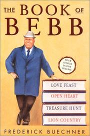 Front cover of The book of Bebb by Frederick Buechner