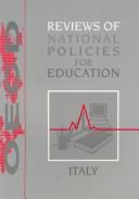 Front cover of Italy by Organisation for Economic Co-operation and Development