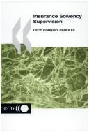 Cover of Insurance Solvency Supervision by Organisation for Economic Co-operation and Development