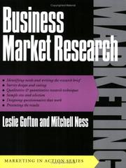 Front cover of Business Market Research (Marketing in Action) by Clark, Leonard.