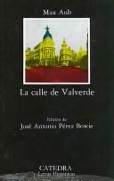 Cover of La calle de Valverde by Max Aub