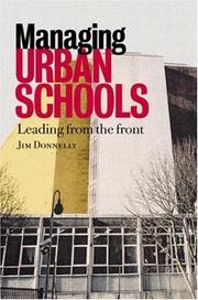 Front cover of Managing Urban Schools by Jim Donnelly