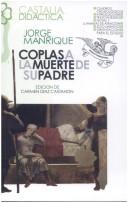 Cover of Coplas por la muerte de su padre by Manrique, Jorge