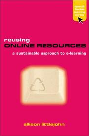 Cover of Reusing Online Resources by A. Littlejohn