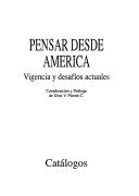 Front cover of Pensar desde América by V. Dina