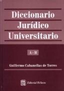Cover of Diccionario jurídico universitario by Cabanellas, Guillermo.