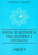 Front cover of Manual De Matematicas Para Ingenieros Y Estudiantes/ Manual of Mathematics for Engineers and Students by I. Bronshtein