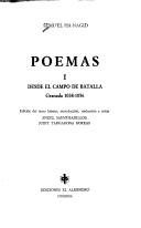 Cover of Poems by Samuel ha-Nagid