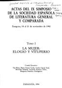 Cover of Actas del IX Simposio de la Sociedad Española de Literatura General y Comparada by Sociedad Española de Literatura General y Comparada. Simposio