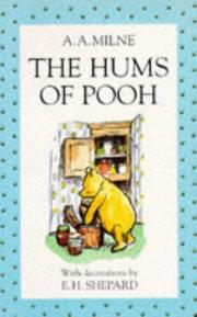 Front cover of The hums of Pooh: lyrics by Pooh by A. A. Milne