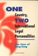 Front cover of One country, two international legal personalitites by Roda Mushkat