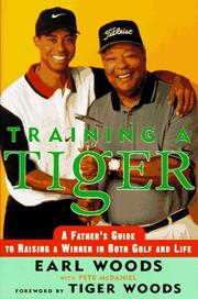 Cover of Training a Tiger by Earl Woods