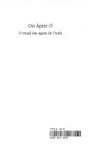 Front cover of Orí Apéré O by Maria das Graças de Santana Rodrigué