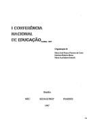 Front cover of I Conferência Nacional de Educação by Conferência Nacional de Educação (1st 1927 Curitiba, Brazil)