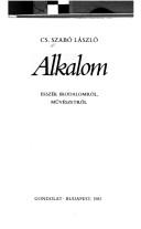 Cover of Alkalom by László Cs Szabó