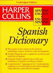 Front cover of Collins Spanish-English, English-Spanish dictionary by Colin Smith