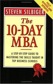 Cover of The 10-day MBA by Steven Silbiger