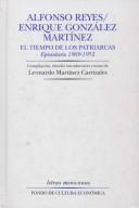 Front cover of El tiempo de los patriarcas by Reyes, Alfonso