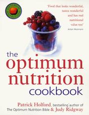 Front cover of The Optimum Nutrition Cookbook by Patrick Holford