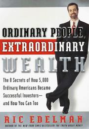 Cover of Ordinary People, Extraordinary Wealth by Ric Edelman