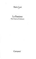 Cover of La passione by Mario Luzi