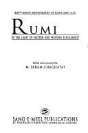 Cover of Rumi by Rumi (Jalāl ad-Dīn Muḥammad Balkhī)