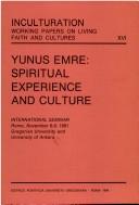 Front cover of Yunus Emre by Pontificia Università gregoriana