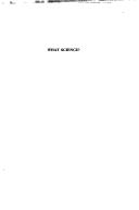 Cover of What science? by F. M. A. Ukoli