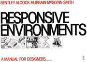 Cover of Responsive environments by Ian Bentley