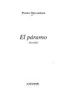 Cover of El páramo by Pedro G. Orgambide