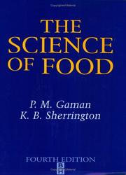 Front cover of The science of food by P. M. Gaman