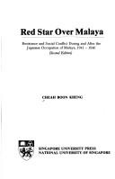 Front cover of Red Star over Malaya by Cheah, Boon Kheng.