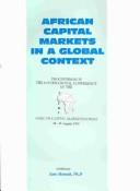 Front cover of African capital markets in a global context by African Capital Markets Forum. International Conference