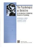 Front cover of Psychologist as Detective, The by Stephen F. Davis