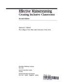 Cover of Effective Mainstreaming by Spencer J. Salend
