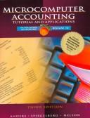 Cover of Microcomputer accounting by Gregory E. Anders