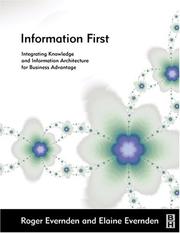 Cover of Information first by Roger Evernden