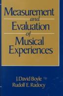 Cover of Measurement and evaluation of musical experiences by J. David Boyle